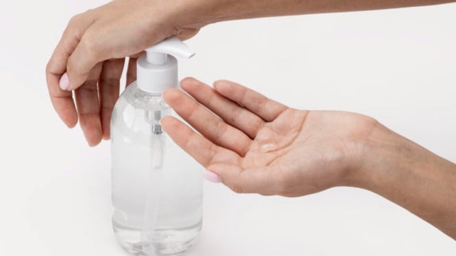 Ilustrasi hand sanitizer