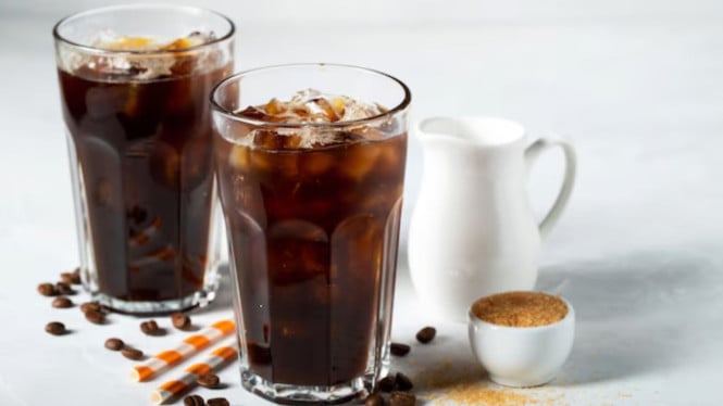 Ilustrasi Iced Coffee