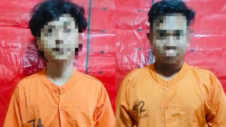 Dua Pelaku Narkoba Diamankan Polres Sumenep di Depan Taman Tajamara