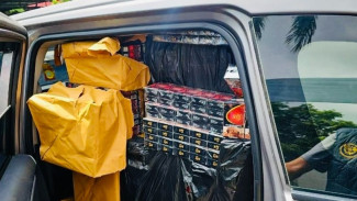 Rokok Ilegal Bermerek MK yang Ditangkap di Tol Cikopo Diduga Milik Pengusaha Besar di Pamekasan