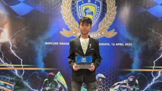 Sering Juara Kejurprov, Crosser Cilik Asal Pamekasan Sabet IMI Jatim Award 2025