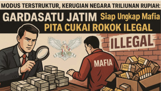 Modus Terstruktur, Kerugian Negara Triliunan Rupiah:GARDASATU JATIM Siap Ungkap Mafia  Pita Cukai Rokok Ilegal