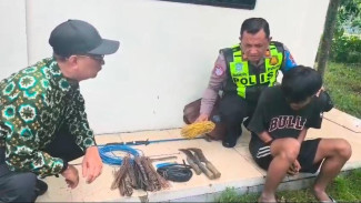 PJR Jatim 8 Suramadu Gagalkan Pencurian Kabel Vital Jembatan, Pelaku Diamankan