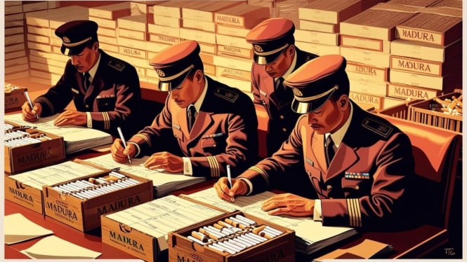 Ilustrasi Cukai Rokok Madura