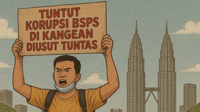 perantauan di malaysia tuntut korupsi BSPS di Kangean diusut tuntas