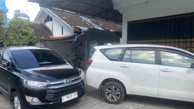 Rumah salah satu terperiksa korupsi BSPS
