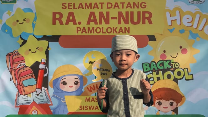 Salah satu peserta didik RA.AN-NUR