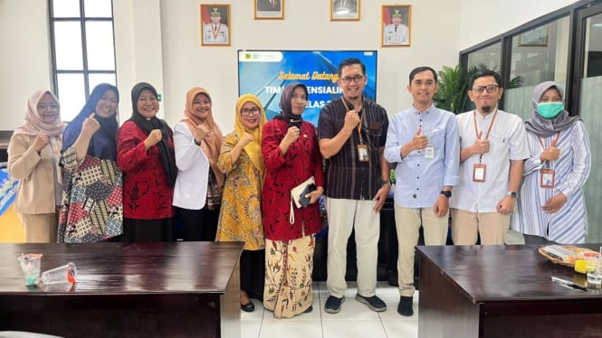 Pihak RSUD Moh Anwar Sumenep bersama tim BPJS