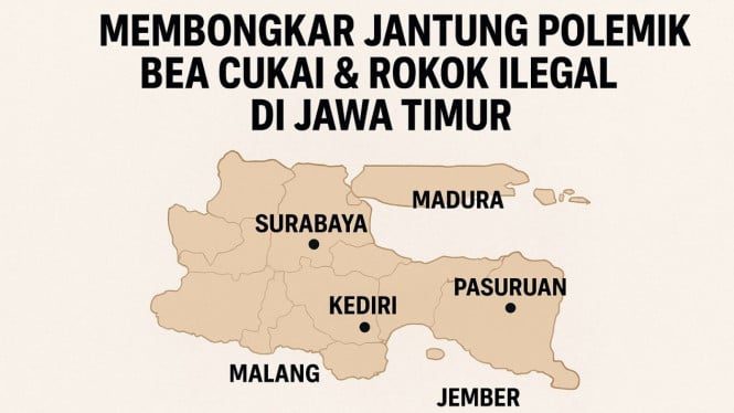 Peta industri rokok Jawa Timur