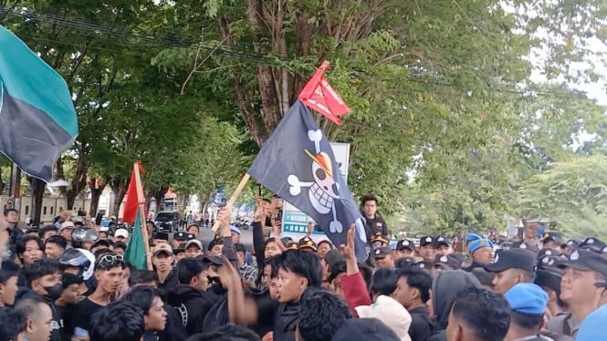 Ratusan mahasiswa sumenep tuding pembungkaman ojol