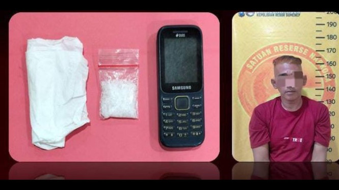 Barang bukti Narkoba jenis sabu