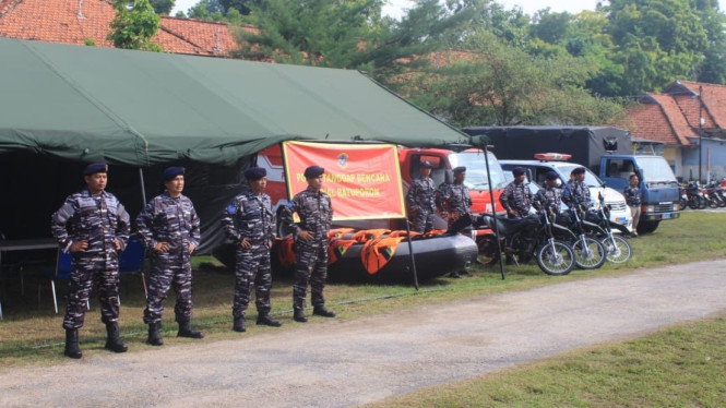 Posko tanggap bencana Danlanal Batuporon