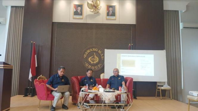 KOMWASJAK Kemenkeu saat di aula Bawang Mas Group