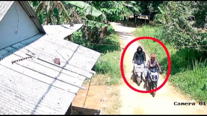Rekaman CCTV pelaku curanmor Bangkalan