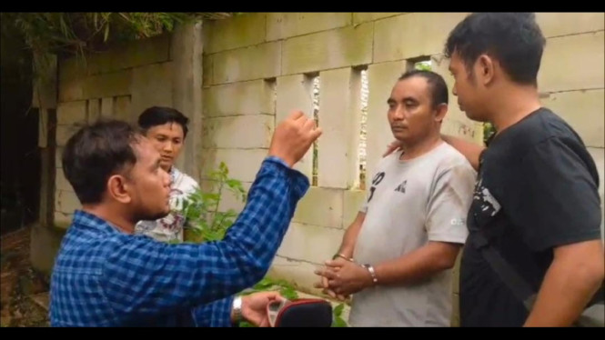 Bandar Narkoba Bangkalan saat diciduk Polisi