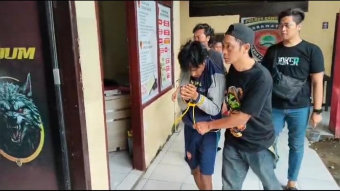 Pelaku curanmor saat dibekuk Kepolisian Bangkalan