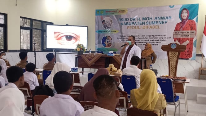 RSUDMA Sumenep Gelar Pemeriksaan Mata Gratis untuk Difabel