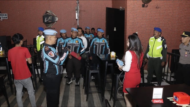 Propam Sumenep “Sidak” Tempat Hiburan Malam