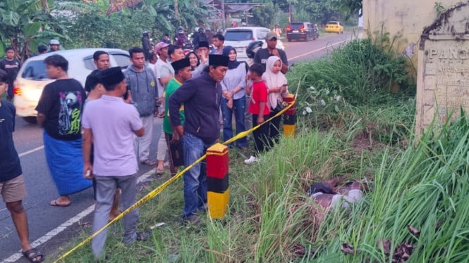 Lokasi ditemukannya mayat pria membusuk di Bangkalan Madura