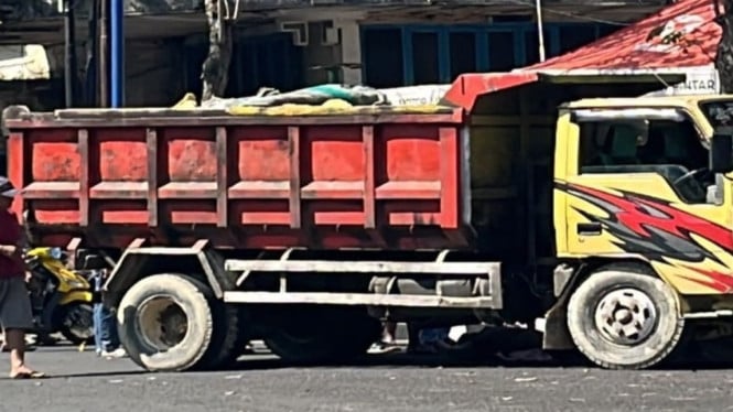 Lokasi kejadian laka lantas maut di Pamekasan Madura