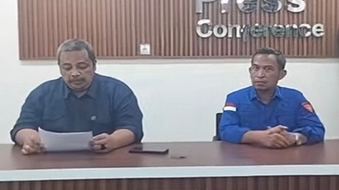 Kasi Intel Kejaksaan Negeri Sumenep, Endro Riski saat menggelar press rilist