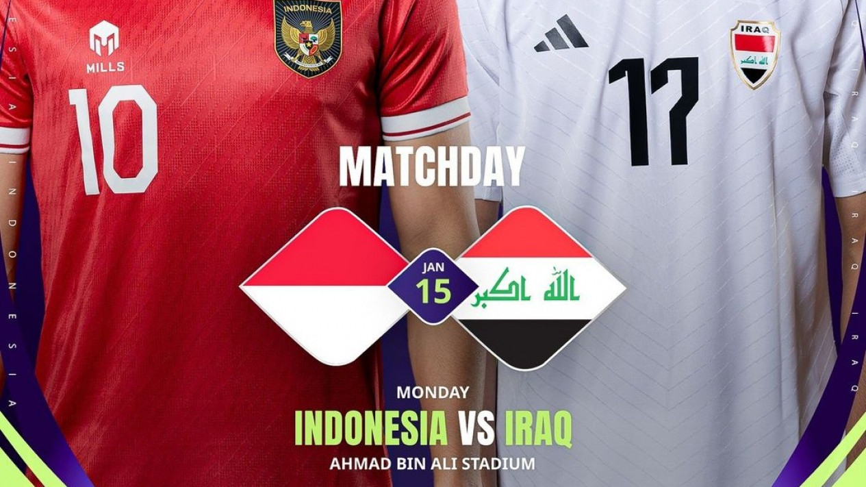 Foto Piala Asia 2023 Live Streaming Indonesia vs Irak di RCTI+