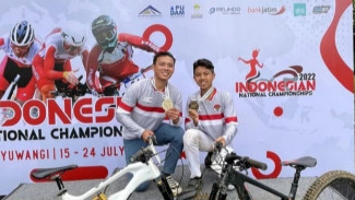 Atlet Downhill Kota Batu Borong Tiga Medali Emas di Jatim Downhill