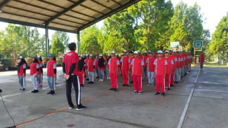 Pembinaan Teritorial, Pusdik Arhanud Gembleng Ratusan Siswa SMA SPI