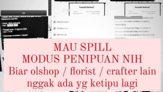 Pengusaha Buket di Malang Terkena Tipu Transfer Palsu