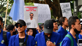 Ratusan Mahasiswa se Malang Raya Tolak Kenaikan BBM