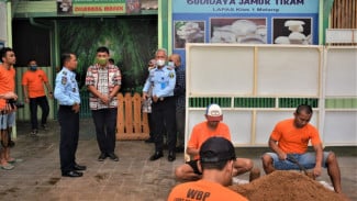 BPK Puji Kemandirian dan Produktifitas Narapidana Lapas Kelas I Malang