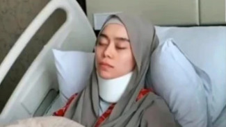 Kondisi Terakhir Lesti Kejora, Pakai Gips di Leher