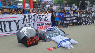 Aremania Kecewa Lagi, Usai Kapolri Sebut Tidak Ada Unsur Pembunuhan di Tragedi Kanjuruhan