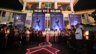 Pemkot Malang Menghitam Hormati 40 Hari Pasca Tragedi Kanjuruhan