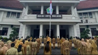 Apel Perdana 2023, Pemkot Malang Klaim 99 Persen ASN Masuk Kerja