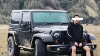 BB TNBTS Telusuri Foto Mario Dandy Satrio Naik Rubicon di Padang Savana