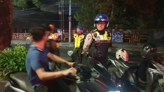 Puluhan Joki Balap Liar Digelandang Menuju Polresta Malang Kota