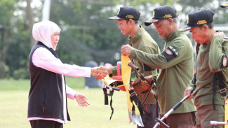 Gubernur Khofifah Klaim Angka Kebakaran Hutan dan Lahan di Jatim Terus Turun