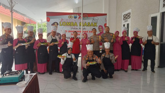 Polres Pasuruan Gelar Lomba Masak Demi Jaga Keharmonisan dan Kekompakan