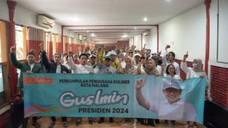 Ratusan Pengusaha Kuliner Kota Malang Ingin Cak Imin Jadi Presiden 2024