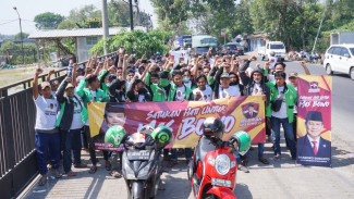 Ojek Online Deklarasi Prabowo Subianto Maju Presiden di 2024