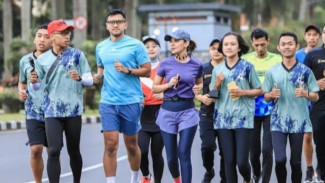 Bacaleg Demokrat Kota Malang Ini Hobi Olahraga Untuk Kampanyekan Pola Hidup Sehat