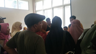 Pengambilan Nomor Undian Pasar Induk Kota Batu Diwarnai Kericuhan