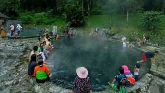 Pemandian Air Panas Cangar Tutup, Imbas dari Kebakaran Gunung Arjuno