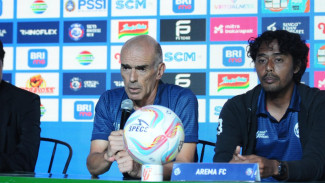 Harapan Valente di Duel 'Bapak Vs Anak' di Laga Arema FC Kontra Persik Kediri