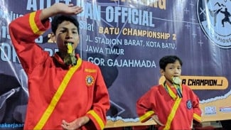 Saat Kakak-Adik Sabet Medali Emas di Kejurnas Silat Championship Kota Batu