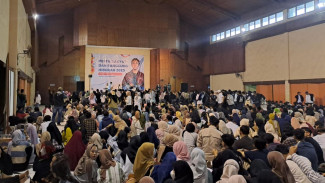 Mahasiswa dan Mahasiswi di Malang Bacakan Naskah Deklarasi Dukung Gibran Maju Pilpres 2024