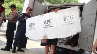 Logistik Pemilu Tahap Satu Mulai Datang di KPU Jombang