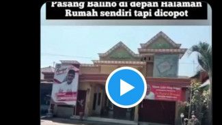 Viral Pencopotan Baliho Capres Ganjar Pranowo di Pasuruan