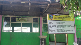 Proyek Rehabilitasi Gedung SMP di Jombang, Progres Capai 50 Persen